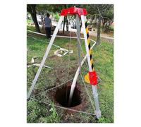 Adjustable Fire Rescue Tripod, Emergency Response System for First Responders, Compact Design for Tight Spaces, Reliable Support for Rescue Operations