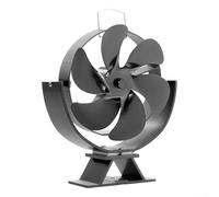 Adjustable Fireplace Fan Designed for Quiet Operation and Effective Heat Distribution to Maximize Warmth from Your Stove (six leaves)