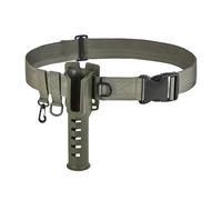 Adjustable Fishing Rod Holder Waist Belt Lightweight Portable Pole Strap Comfortable Wear Resistant Outdoor Gear Accessory for Anglers Fishing Supplies (Green)