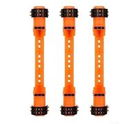 Adjustable Fishing Rod Line Winder Reel Spooler Tool for Efficient Line Retrieval with Protective Padding and Secure Fit on Multiple Rods (Orange)