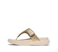 FitFlop F-Mode Go Adjustable Flatform Women's Platino Sandals - UK 3 / EU 36 / US 5