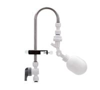 Adjustable Float Valve Kit,1/4" Automatic Water Filter Float Ball Valve Auto Water Filler Controller Auto-top-Off System for Reverse Osmosis Aquariums Hydroponics Automatic Feeders