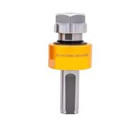 Adjustable Floating Reamer Shank C25-360 Degrees Parallel Movement Radial Floating Reamer Holder for Lathe(C25-ER25UM)