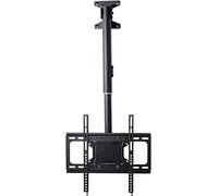 Adjustable Floating TV Mount Bracket for 32"-65" LCD TVs, Tilt & Swivel, Space-Saving Design, Easy Installation, Modern Ceiling Mount Solution