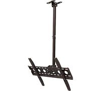 Adjustable Floating TV Stand with Tilt & Swivel Bracket for 43-60 Inch TVs, Supports VESA Up to 600x400mm, Perfect for Shopping Malls, Workplaces & Street Shops