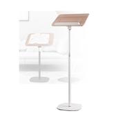 Adjustable Floor Book Stand, 180° Angle Reading Stand for Recipes Textbooks Sheet Music