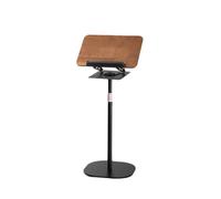 Adjustable Floor Book Stand, 2-in-1 Dual-Use Reading Holder with 360° Rotating Base for Recipes, Textbooks, Tablets, and Laptops