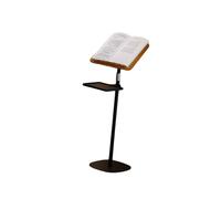 Adjustable Floor Book Stand and Holder, Sturdy Reading Stand for Laptop Cookbook Recipe Textbook, Hands-Free Reading