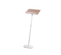 Adjustable Floor Book Stand with Page Clips, Music Stand for Home, Classroom, Weddings & Speeches - Height 50-90Cm, Black Color,Color 1-H 50-130cm