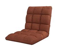 Adjustable Floor Chair with Backrest - Foldable Meditation Sofa, 5-Position Recliner, Removable Washable Cushion - Comfortable Lazy Chair for Living Room and Bedroom