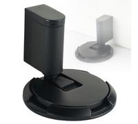 Adjustable Floor Door Stop, No-Drill Mechanical Silent Stopper with Adhesive/Screw Mount, for Child-Safe Door Holding