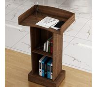 Adjustable Floor Lectern Stand for Classroom Church Restaurant Concerts - t Teaching & Presentat Tool in Brown 4 Colors Available Enhance Your Speaking Experience!