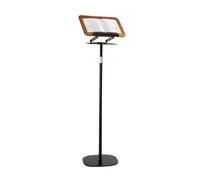 Adjustable Floor Reading Stand, 2-in-1 Music & Book Holder, for Laptops, Cookbooks, Tablets, Ergonomic Design