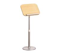 Adjustable Floor Standing Book Stand with Anti-Skid Base for Reading and Music Sheets