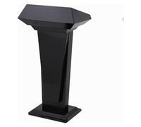 Adjustable Floor Standing Lectern Podium - Ideal for Churches Conferences Weddings & Classrooms - Professional Speaking Stand for Lectures & Presentations (Color: A)
