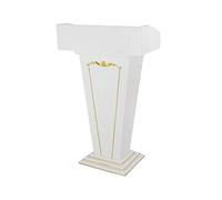 Adjustable Floor Standing Lectern Podium Stand with Storage Perfect for Presentations Public Speaking and Events - and Stylish Design Large Base for Stability
