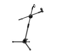 Adjustable Floor Standing Microphone Stand for Stage Performances Musical Instruments with Stable Base Foldable Design Instrument Microphone Stand