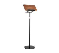 Adjustable Floor-Standing Reading Stand with Cookbook Holder for Laptops, Tablets, and Projectors