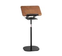 Adjustable Floor-Standing Reading Stand with Cookbook Holder for Laptops, Tablets, and Projectors
