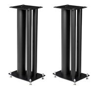 Adjustable Floor Standing Speaker Stands for Bookshelf & Studio Monitors Spike Feet Pads Included Ideal for Home Theater Surround Sound (2090cm)1 Pair (21 * 28 * 30cm)