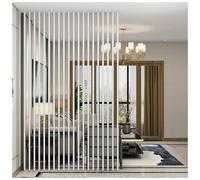 Adjustable Floor-to-Ceiling Metal Room Divider - Elegant Black & Gold Lamella Partition for Bedroom & Living Space - Create Separate Areas with Style