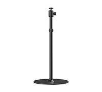 Adjustable Floor-to-Ceiling Projector Stand - Telescopic Projector Shelf for Home Bedroom Living Room & Conference Room - Easy Installation Sturdy Black Rack