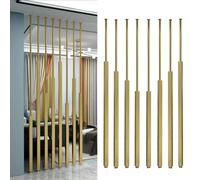 Adjustable Floor-to-Ceiling Room Divider Customizable Color & Size No Drilling s 8pcs Columnar Wall Partit for Apartment/Office (94inch/239cm)