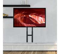 Adjustable Floor TV Stand for 32-65 Inch TVs, Cable Management, Rubber Feet, TV Mount with Height Adjustment, Sturdy and Stylish TV Support for Living Room