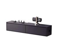 Adjustable Floor TV Stand with WallMounted Floating Shelf Set Universal HeightAdjustable TV Stand for 31.4/39.3 Inch TVs Multimedia Storage Bracket Easy Assembly