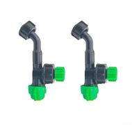 Adjustable Flow Agricultural Spray Nozzle 2 Pieces Anti-Drip Design for Versatile Garden Irrigation and Farm Watering Needs