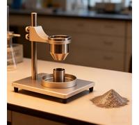 Adjustable Flow and Bulk Density Meter Combo, 2.5/5mm Funnel for Powder Testing, Precision Instrument for Lab and Industrial Use