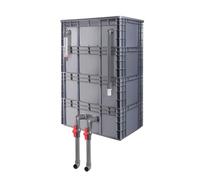 Adjustable Flow Pond Filter Box - High Turnover Filter Kit with Durable Construction for Clear Water and Healthy Aquatic Life