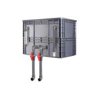 Adjustable Flow Pond Filter Box - High Turnover Filter Kit with Durable Construction for Clear Water and Healthy Aquatic Life