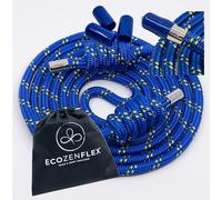 Adjustable Flow Rope - Handcrafted 10' Workout Freestyle Weighted Jump Rope for Strength & Cardio Training - Upper Body Fitness Ropes for Working Out - Double Braided Home Gym Heavy Exercise Rope