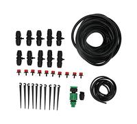 Adjustable Flow Water Dripper - 10m Hose with Rotatable Spray Head for Precise Watering, Detachable Cover for Easy Cleaning, Ideal for Automatic Irrigation and Garden Plants