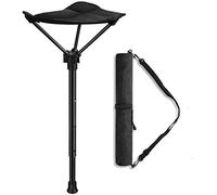 Adjustable Foldable Camping Stool Portable Hiking Chair with Retractable Leg 3 Adjustable Heights for Outdoor Activities Travel Fishing BBQ Picnic