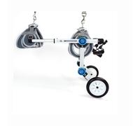 Adjustable Foldable Dog Wheelchair for Small Dogs with Hind Leg Disabilities - Helps Disabled Dogs Recover and Regain Mobility