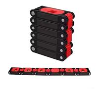 Adjustable Foldable Measuring Level Ruler with 4 Bubble Vials and Magnetic Base for Use in Woodworking, Plumbing, Carpentry, and DIY Projects (6 floding)