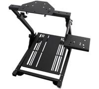 Adjustable Foldable Racing Wheel Stand with Reinforcement Bar - Enhanced Stability for Logitech G29 G923, Thrustmaster, Fanatec Driving Simulator Games