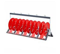 Adjustable Foldable Wire Spool Rack and Dispenser - Space-Saving Organizer for Paracord, Rope, and Cord Reels