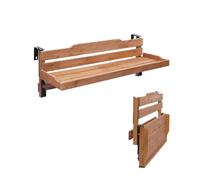 Adjustable Folding Balcony Hanging Table - Cact Space-Saving Clamp-On Railing Desk for Outdoor Use - Perfect for Small Balconies (120X)