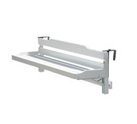 Adjustable Folding Balcony Railing TableSpaceSaving Hanging Defor Small Balconies Easy Assembly Bar Table for Outdoor Dining & Relaxation Ideal for Compact Spaces