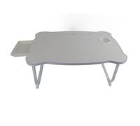 Adjustable Folding Bed Tray Table with Cup Holder - Ideal for Breakfast Laptop Use and Snacks at Home or School - Portable Lightweight Versatile Design