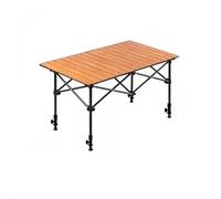 Adjustable Folding Camping Table with Storage Bag - Portable Picnic Table for BBQ Beach and Backyard - 02 95x55x50/80cm Lightweight & Easy to Carry