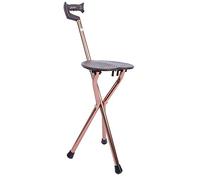 Adjustable Folding Cane Seat, Three-Legged Elderly Non-Slip Cane Stool Walking Walkingstick Retractable For Walking Sticks Walking Stick Chair
