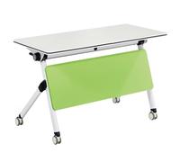Adjustable Folding Conference Table Set with WheelsVersatile Modular Design for Office Meetings Training and Team CollaborationPortable SpaceSaving Solution