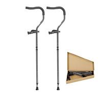 Adjustable Folding Crutches for Adults, Ergonomic Design for Comfort and Mobility Support, Ideal for Injury Recovery and Disability Assistance
