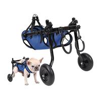 Adjustable Folding Dog Wheelchair for Small Pets Rear Support for Disabled Dogs Helps Weak Hind Legs Ideal for Mobility Aid and Rehabilitation