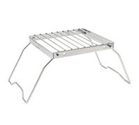 Adjustable Folding Grill Stand, Portable Stainless Steel Campfire Cooking Stand, Ideal For Bbqs, Fire Pits, And Camping Adventures
