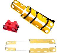 Adjustable Folding Scoop Stretcher Portable Emergency Lightweight Patient Transport Rescue Gurney for Hospital Clinic